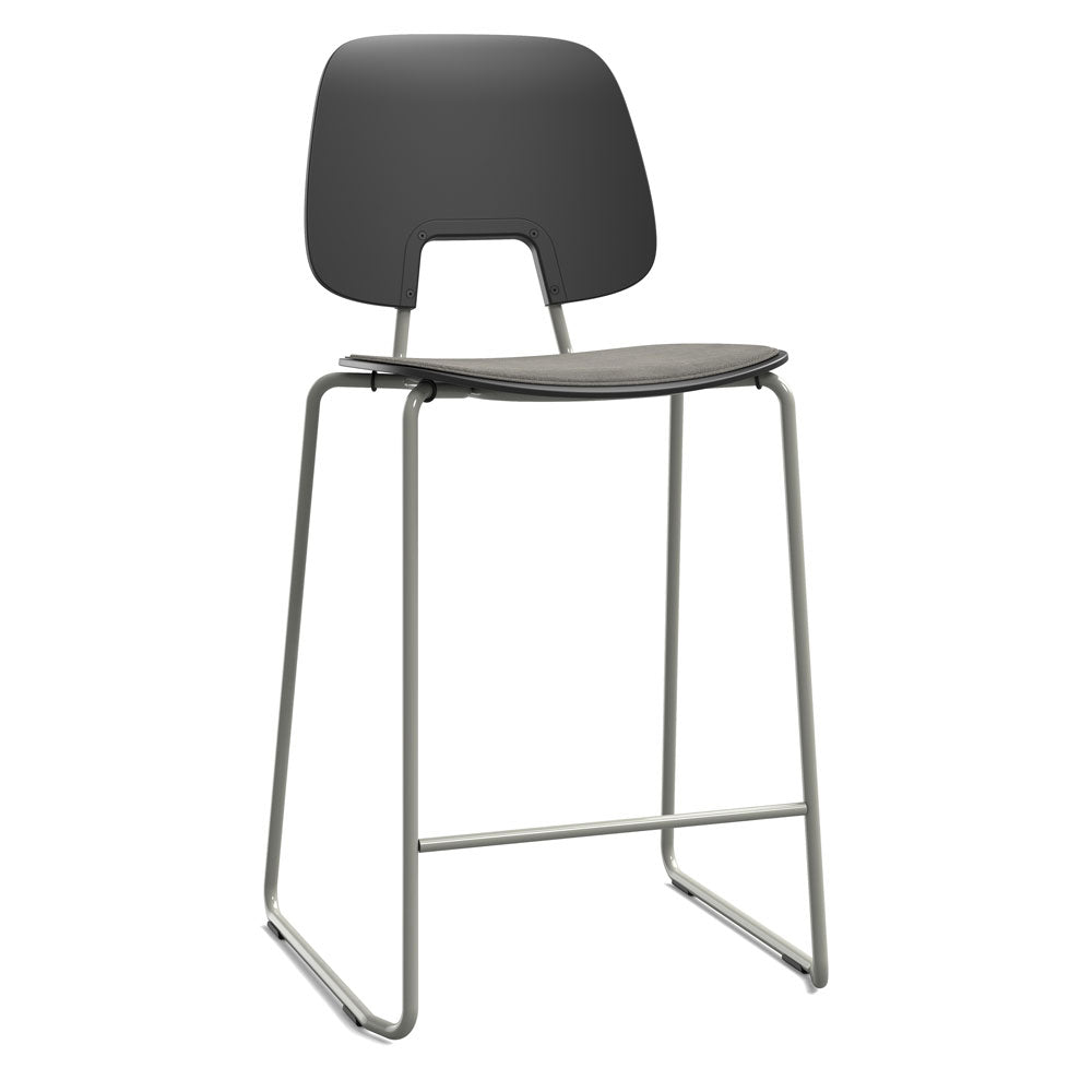 R.U.M. Barstool - Keyboard Black ReWool