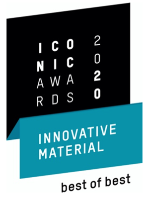 iconic awards 2020 innovative material havplastik og genbrugs stål